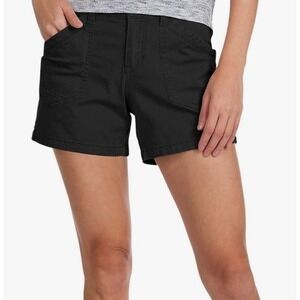 Unionbay Shorts Jr's 11 Women's 8/10 Black Stretch 5" Inseam Casual Summer 34"W